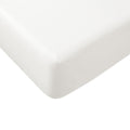Essentially Home Living Polyester Cotton Fitted Sheet 33cm Wall Double Ivory V442-INT-FITTEDS-POLYCOTTON33-IVORY-DS