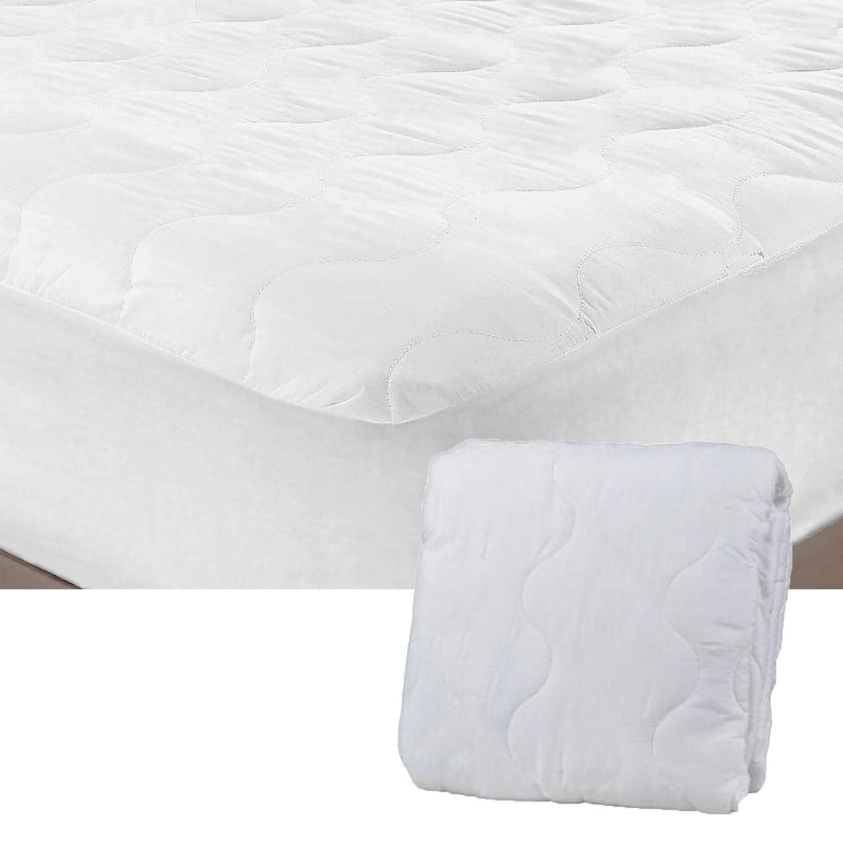 Essentially Home Living Microfibre Quilted Fitted Mattress Protector - LONG SINGLE V442-INT-MATTRESSP-MICROFIBREQUILTED-LS