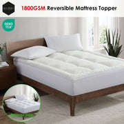 Ardor 1800GSM Reversible Mattress Topper Queen V442-INT-MATTRESST-1800GSMREVERSIBLE-WHITE-QS
