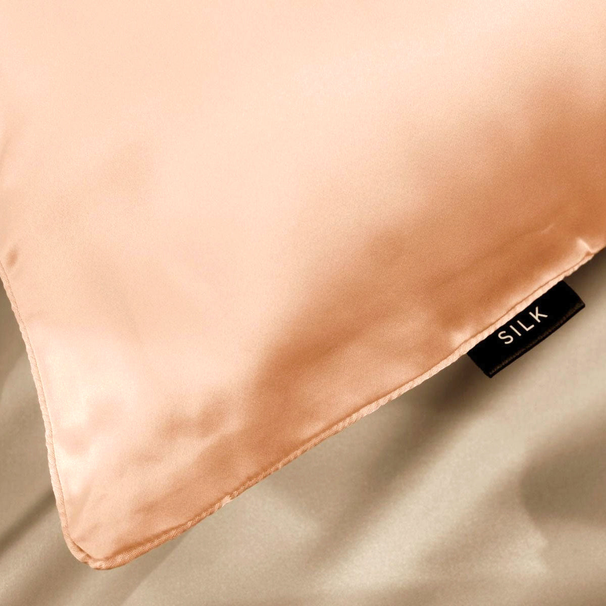 Ardor Mulberry Silk Standard Pillowcase Peach Spritz V442-INT-PILLOWC-MULBERRYSILK-PEACH-ST