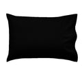 Essentially Home Living Polyester Cotton Queen Pillowcase 53 x 78 cm Black V442-INT-PILLOWC-POLYCOTTONQUEEN-BLACK-QS