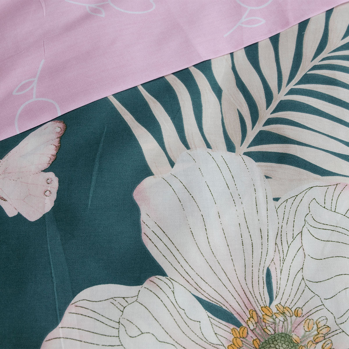 Ardor 250TC Tiki Tropical Cotton Sateen Quilt Cover Set Queen V442-INT-QUILTCS-250TCTIKI-MULTI-QS