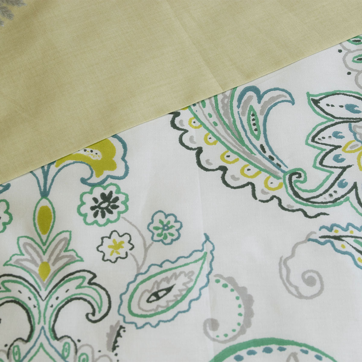 Ardor 250TC Yarmin Moroccan Cotton Sateen Quilt Cover Set King V442-INT-QUILTCS-250TCYARMIN-GREEN-KI