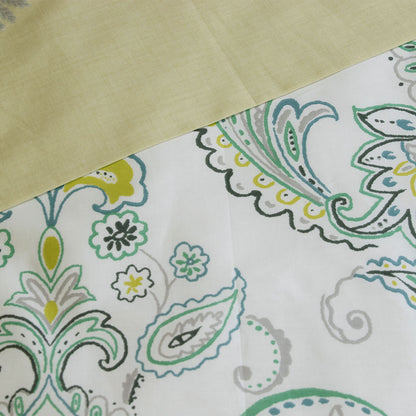 Ardor 250TC Yarmin Moroccan Cotton Sateen Quilt Cover Set King V442-INT-QUILTCS-250TCYARMIN-GREEN-KI
