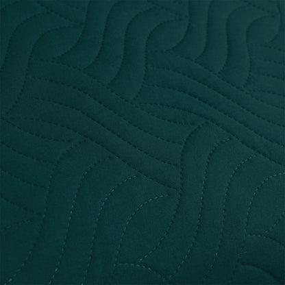 Ardor Asher Deep Teal Embossed Vintage Washed Quilt Cover Set Queen V442-INT-QUILTCS-ASHER-DEEPTEAL-QS
