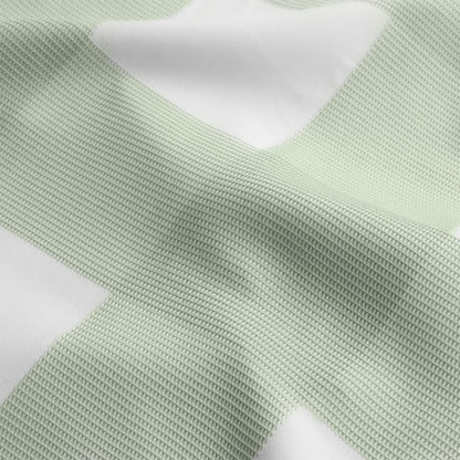 Ardor Ashlea Sage Oversized Waffle Check Quilt Cover Set King V442-INT-QUILTCS-ASHLEAWAFFLE-SAGE-KI