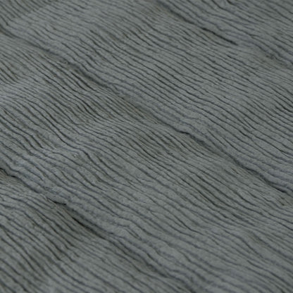 Ardor Campbell Charcoal Crinkled Texture Quilt Cover Set Queen V442-INT-QUILTCS-CAMPBELL-CHARCOAL-QS