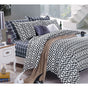 Ardor 250TC Cotton Quilt Cover Set Catori QUEEN V442-INT-QUILTCS-CATORI-WHITE-QS