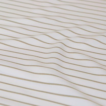 Ardor Frankie Natural Stripe Yarn Dyed Reversible Quilt Cover Set Queen V442-INT-QUILTCS-FRANKIESTRIPE-NATURAL-QS