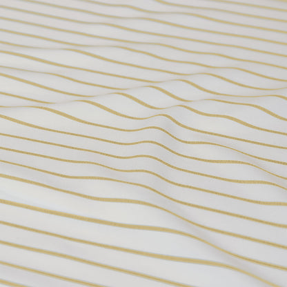 Ardor Frankie Yellow Stripe Yarn Dyed Reversible Quilt Cover Set King V442-INT-QUILTCS-FRANKIESTRIPE-YELLOW-KI