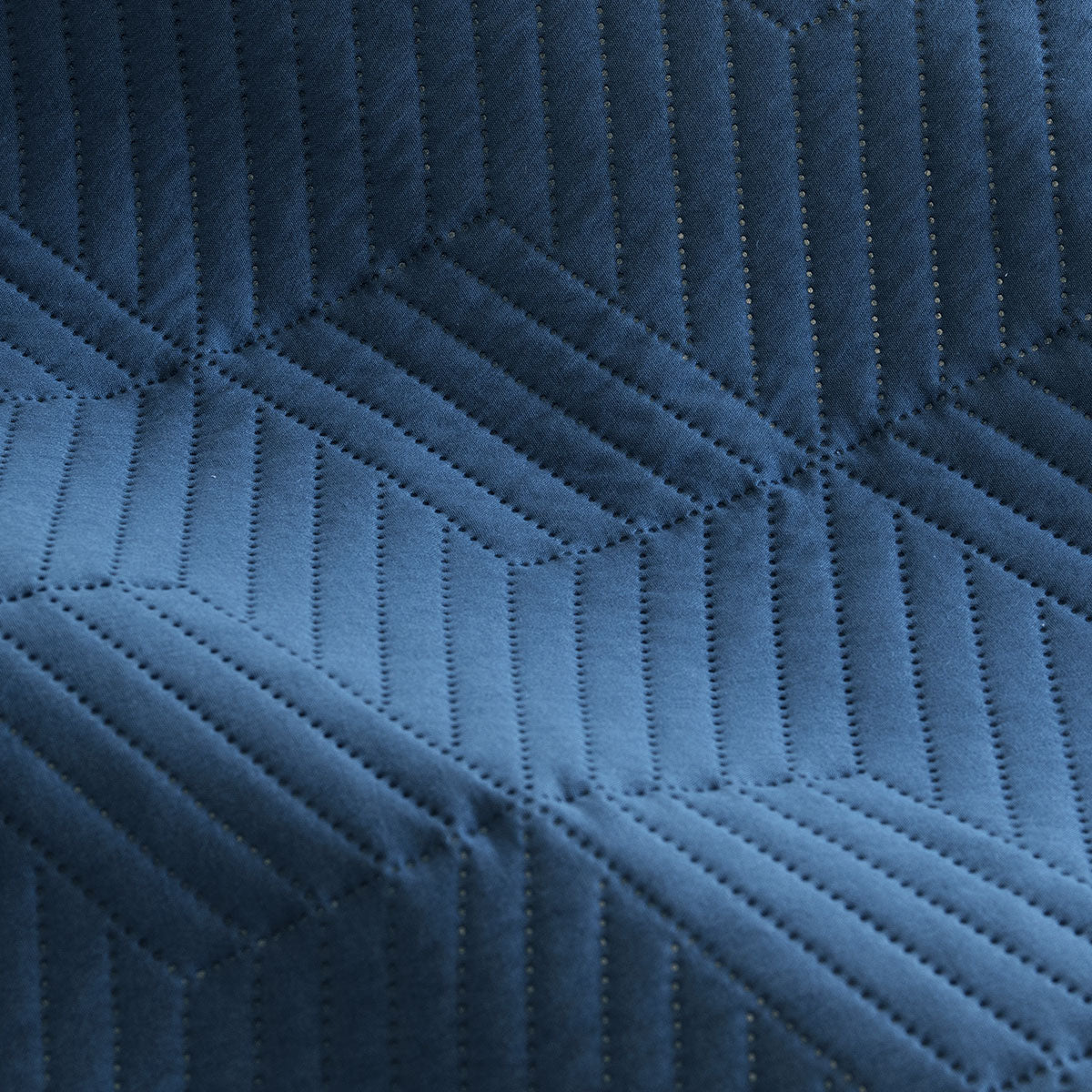 Ardor Maxwell Navy Embossed Vintage Washed Quilt Cover Set Queen V442-INT-QUILTCS-MAXWELL-NAVY-QS