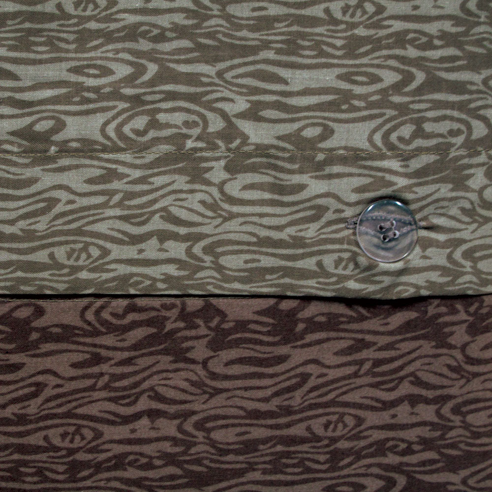 Essentially Home Living Moray Chocolate Quilt Cover Set Double V442-INT-QUILTCS-MORAY-CHOCOLATE-DS