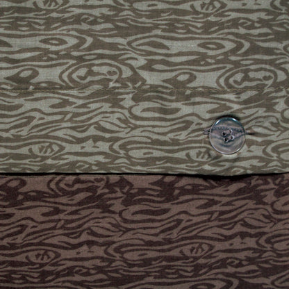 Essentially Home Living Moray Chocolate Quilt Cover Set Double V442-INT-QUILTCS-MORAY-CHOCOLATE-DS