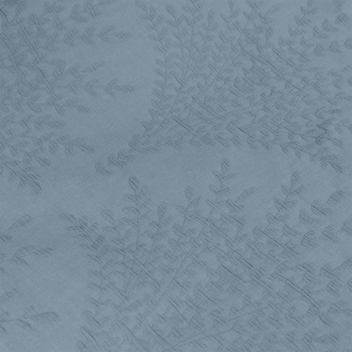 Algodon Romy Blue Cotton Jacquard Quilt Cover Set King V442-INT-QUILTCS-ROMYJACQUARD-BLUE-KI