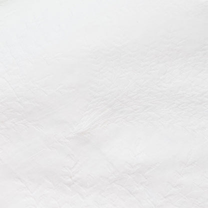 Algodon Romy White Cotton Jacquard Quilt Cover Set King V442-INT-QUILTCS-ROMYJACQUARD-WHITE-KI