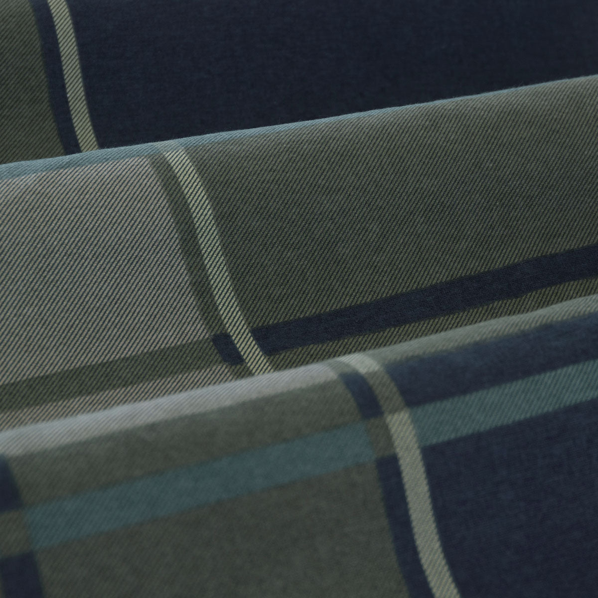 Ardor Sommers Dark Khaki Cotton Flannelette Quilt Cover Set Queen V442-INT-QUILTCS-SOMMERS-DARKKHAKI-QS