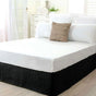 Ardor Quilted Valance Black SINGLE V442-INT-VALANCE-QUILTED-BLACK-SB