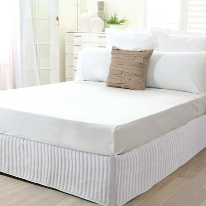 Ardor Quilted Valance White KING V442-INT-VALANCE-QUILTED-WHITE-KI