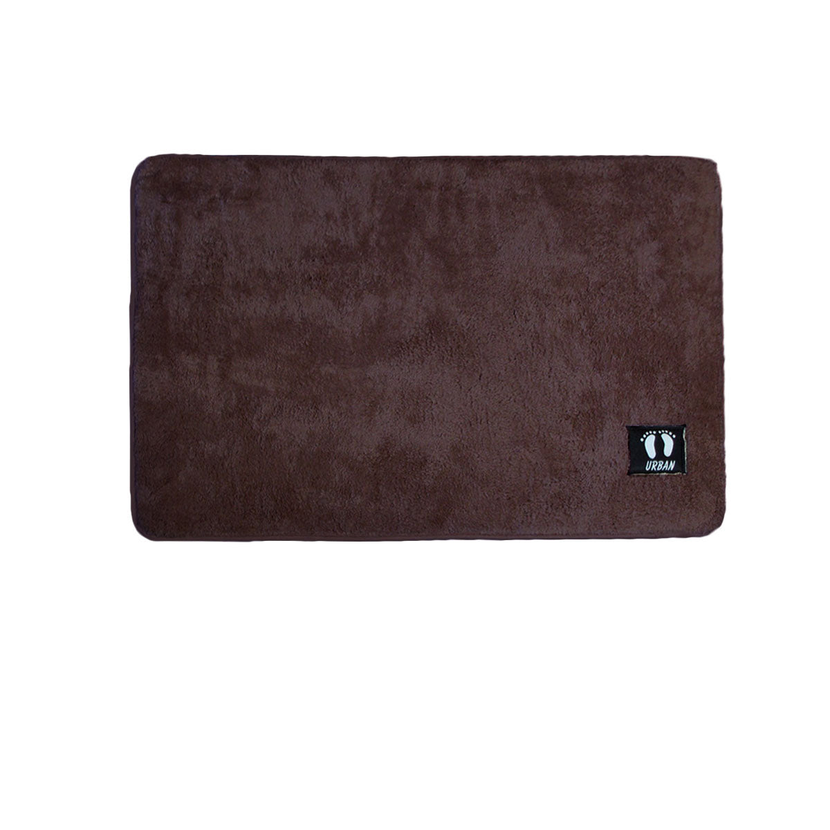 Asha Anti Slip Polyester Bath Mat 50 x 80 cm Chocolate V442-JTC-BATHM-ASHA-CHOCOLATE-QS