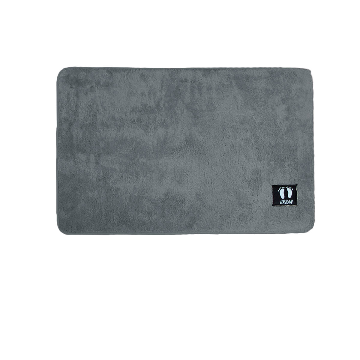 Asha Anti Slip Polyester Bath Mat 50 x 80 cm Grey V442-JTC-BATHM-ASHA-GREY-QS