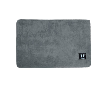 Asha Anti Slip Polyester Bath Mat 50 x 80 cm Grey V442-JTC-BATHM-ASHA-GREY-QS