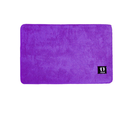 Asha Anti Slip Polyester Bath Mat 50 x 80 cm Purple V442-JTC-BATHM-ASHA-PURPLE-QS