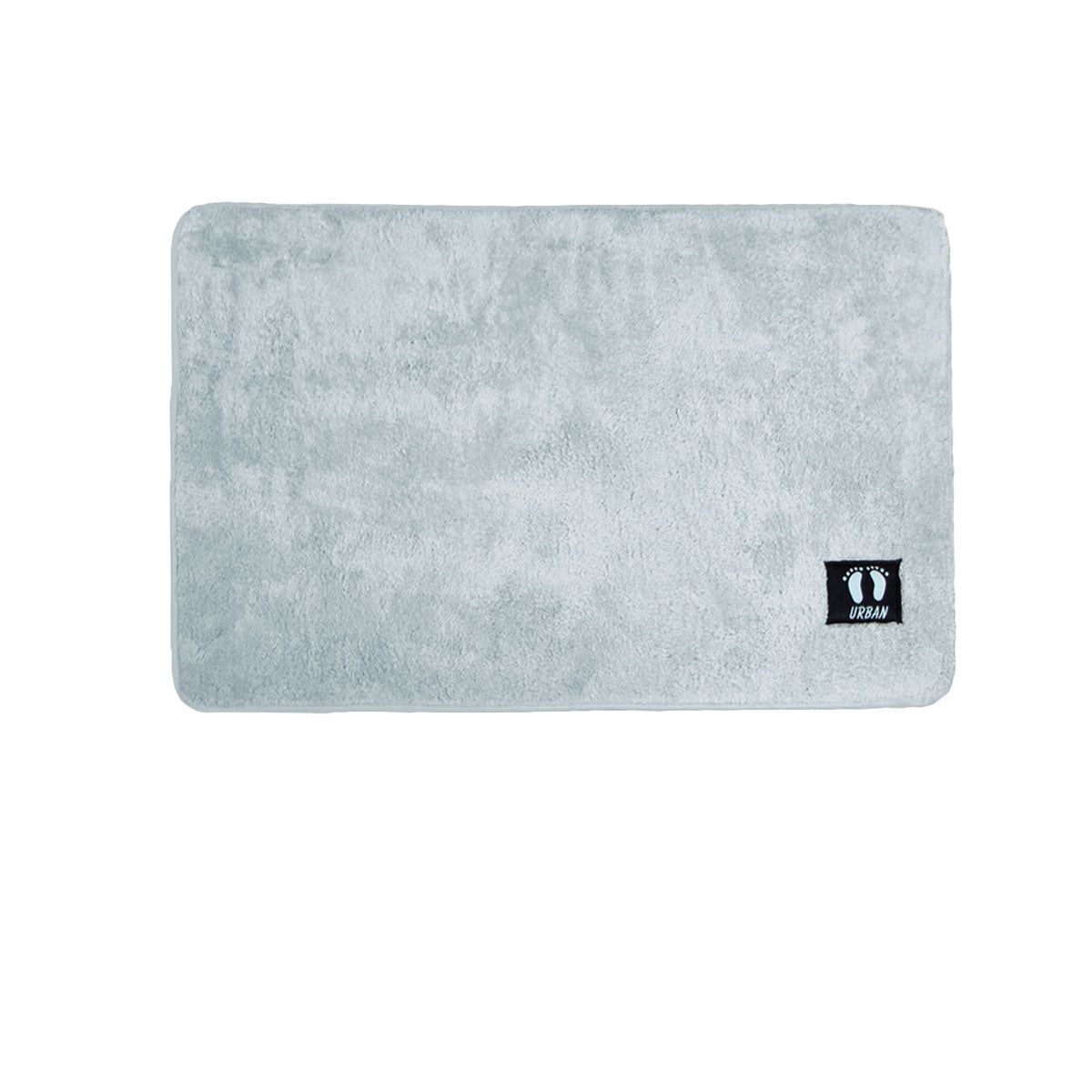 Asha Anti Slip Polyester Bath Mat 50 x 80 cm Silver V442-JTC-BATHM-ASHA-SILVER-QS