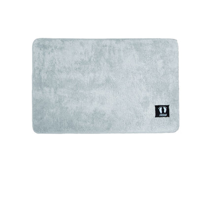 Asha Anti Slip Polyester Bath Mat 50 x 80 cm Silver V442-JTC-BATHM-ASHA-SILVER-QS