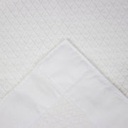 Rayon Bamboo Waffle Blanket Cot Size 140x120cm V442-JTC-BLANKET-BAMBOOWAFFLE-WHITE-CT