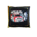 Australian Mancave Retro Cushion Big Bangers Holden Commodore 40 x 40 cm V442-JTC-CUSHION-BIGBANGERS-BLACK-SQ