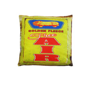 Australian Mancave Retro Cushion Golden Fleece Free Air 40 x 40 cm V442-JTC-CUSHION-GOLDENFLEECE-YELLOW-SQ