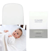 Little Bamboo Fitted Sheet Pram/Moses Basket 72x35x10cm V442-JTC-FITTEDS-BAMBOOPRAMBASKET-WHITE-BASS