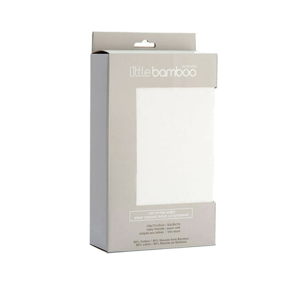 Little Bamboo Jersey Fitted Sheet Cot Size Natural V442-JTC-FITTEDS-LITTLEBAMBOO-NATURAL-CT