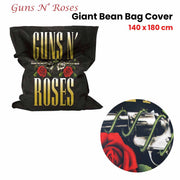 Guns N' Roses Giant Bean Bag Cover 140 x 180 cm V442-JTC-MISC-GUNSNROSESBEANBAG-BLACK-SH