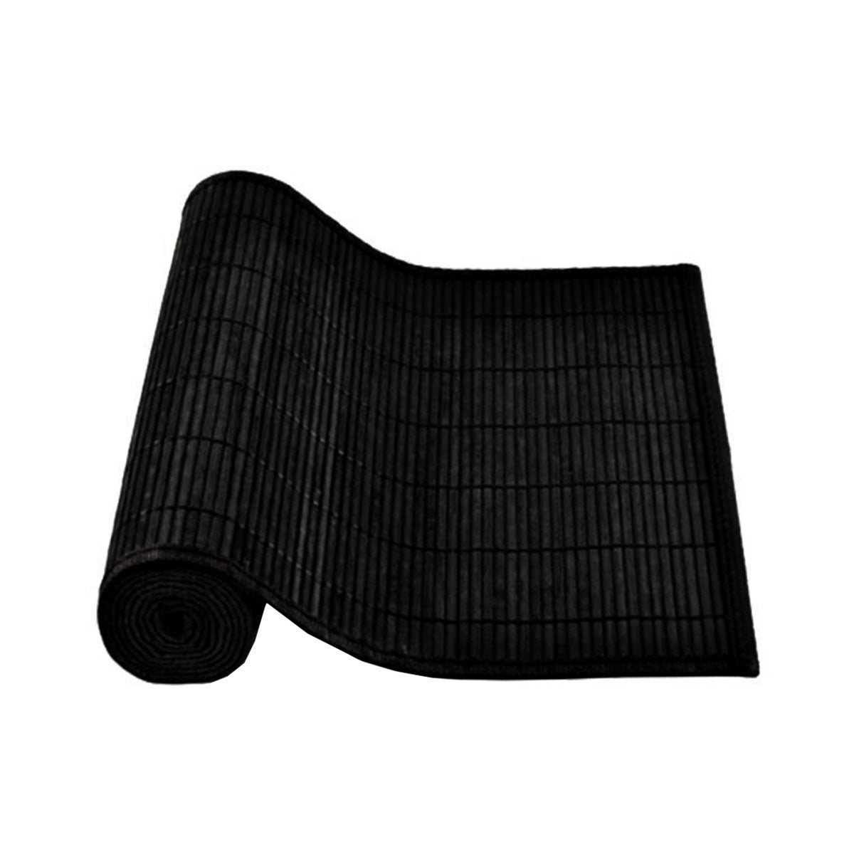 Narrow Slat Bamboo Table Runner 140 x 33cm Black V442-JTC-TABLER-BAMBOOCOL3BL-BLACK-RE
