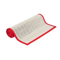 White with Red Border Bamboo Table Runner 140 x 33cm V442-JTC-TABLER-BAMBOOJA2WR-WHITE-RE