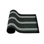 Victoria Bamboo Table Runner 140 x 33cm Black Silver V442-JTC-TABLER-BAMBOOLAR2BL-BLACK-RE