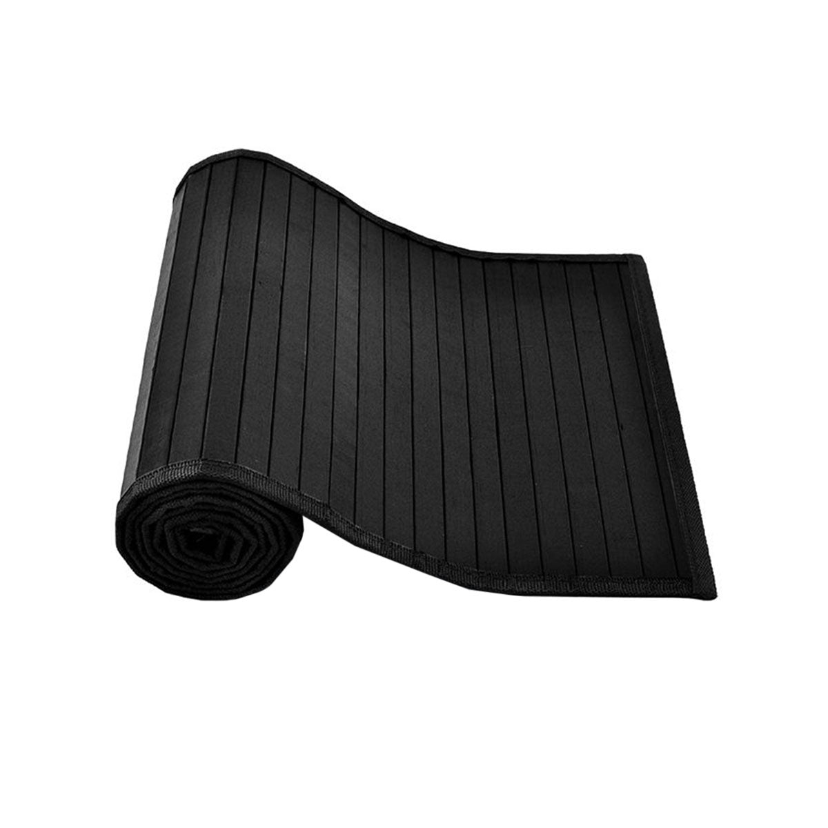Broad Slat Bamboo Table Runner 140 x 33cm Black V442-JTC-TABLER-BAMBOORUNBL-BLACK-RE