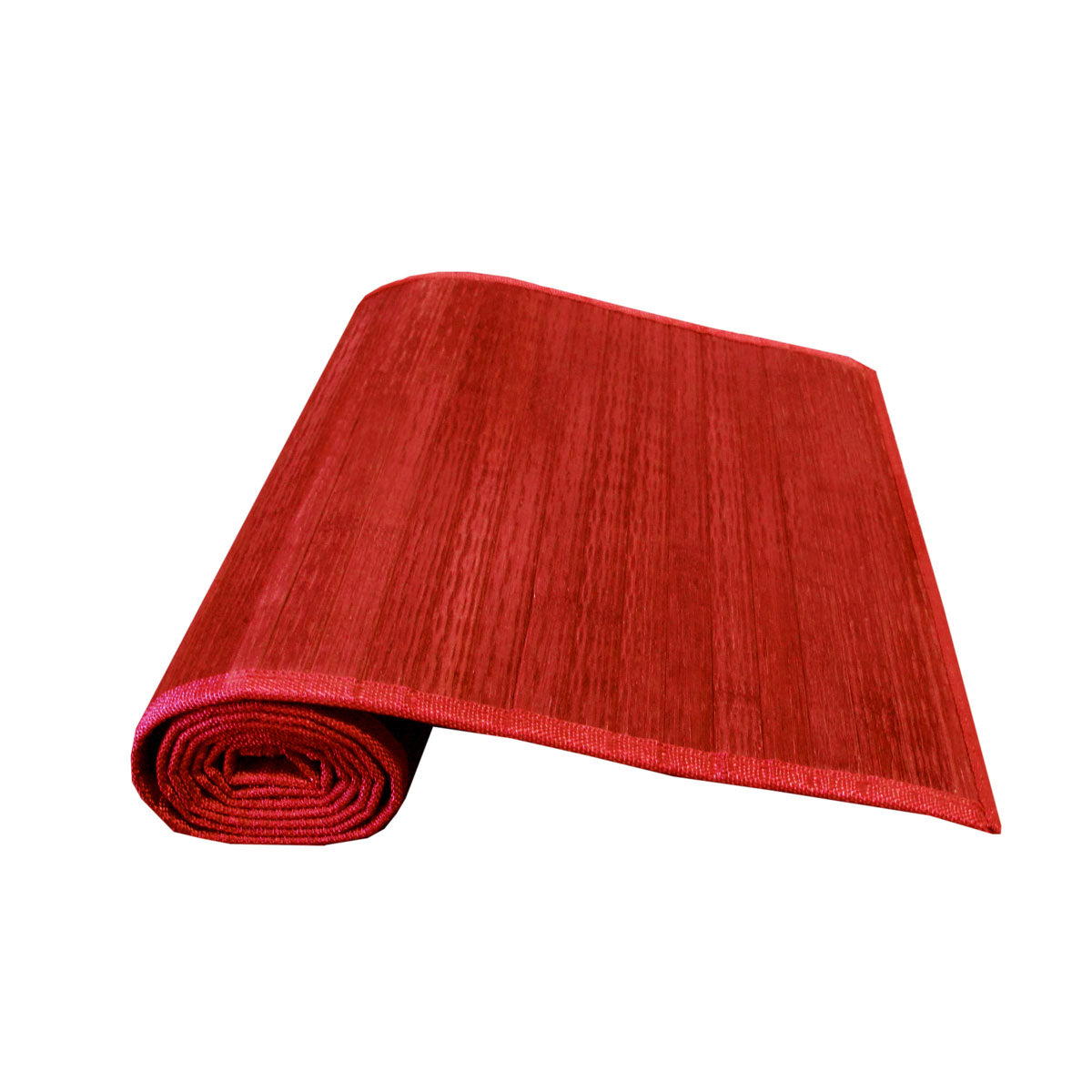 Varnish Bamboo Table Runner 140 x 33cm Red V442-JTC-TABLER-BAMBOOVAR2R-RED-RE