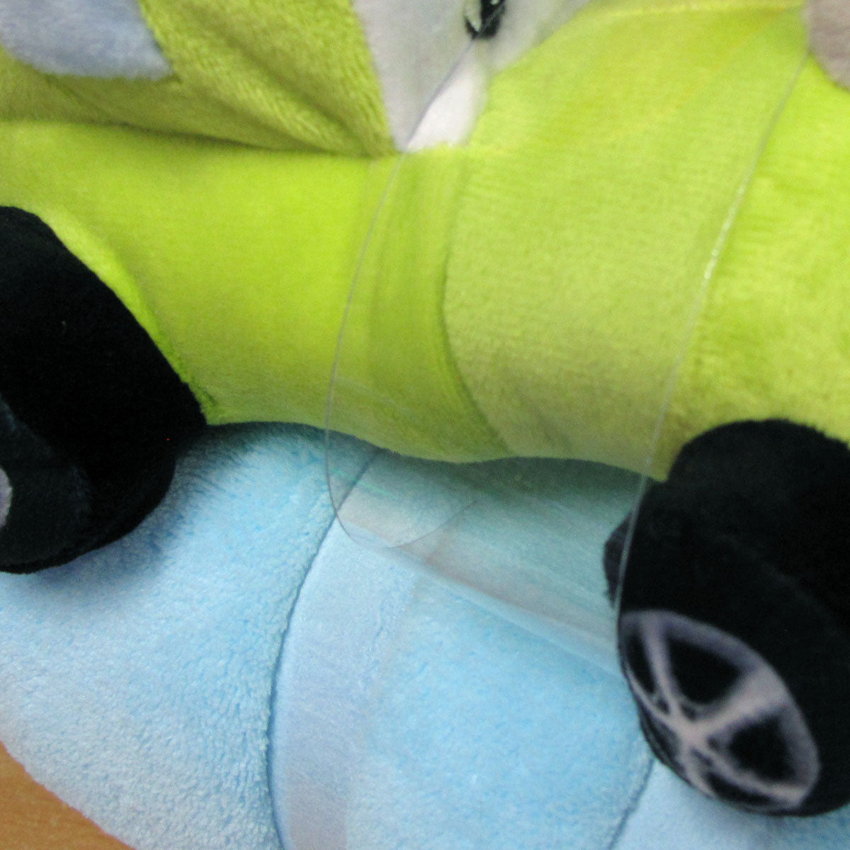 Baby Blue Blanket with Toy Tractor V442-JTC-THROW-BABYTRACTOR-BLUE-SH