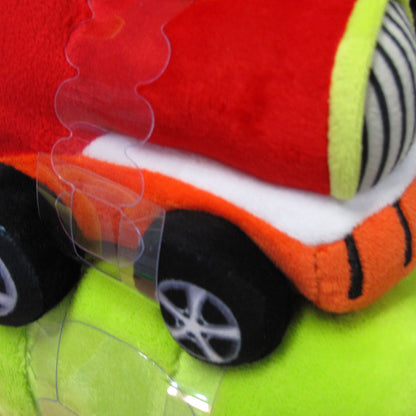 Baby Red Blanket with Toy Tractor V442-JTC-THROW-BABYTRACTOR-RED-SH