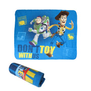 Toy Story Don't Toy with Us Polar Fleece Throw Rug 127 x 140 cm V442-JTC-THROW-TOYSSTORY-BLUE-RE