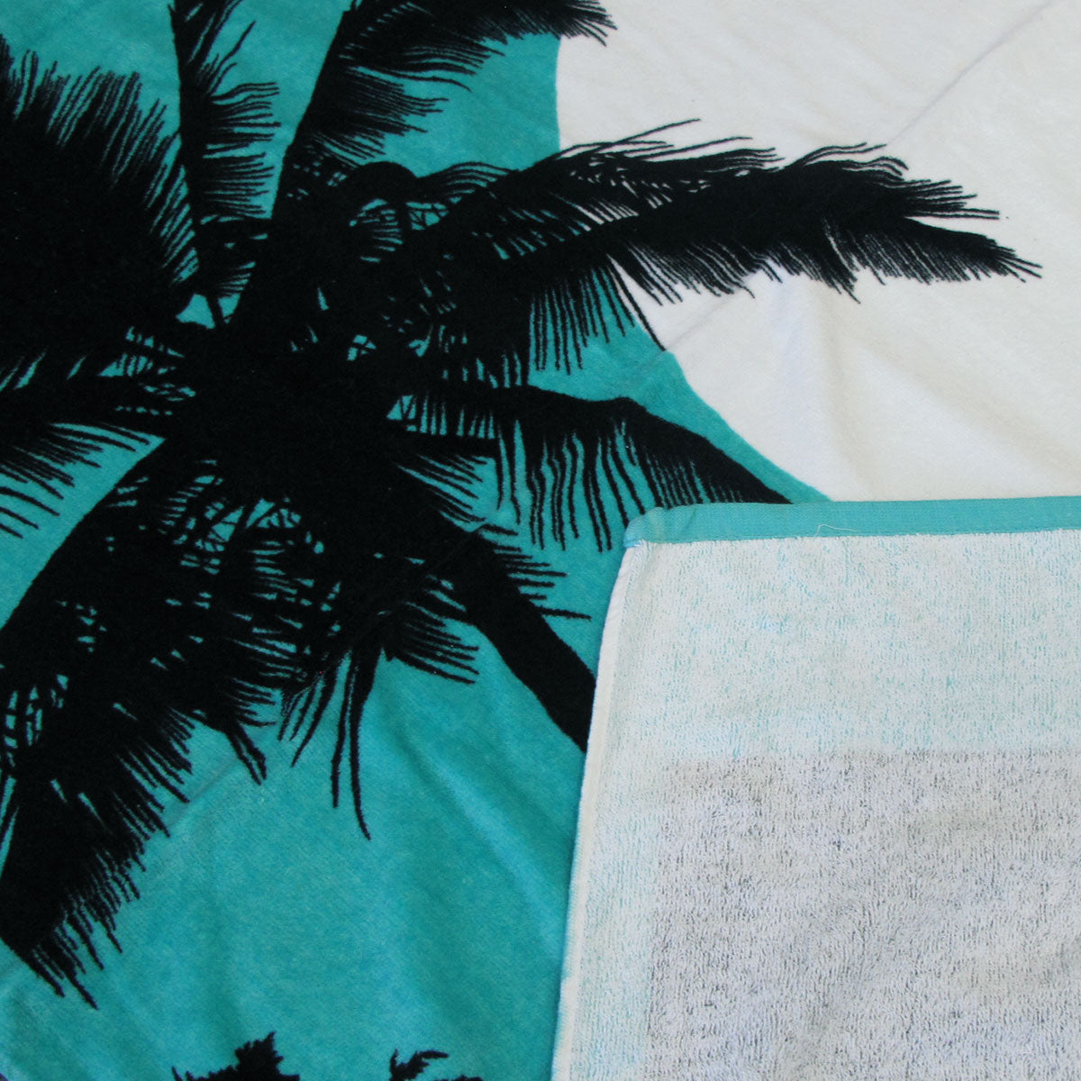 Aqua Blu Bondi Beach Aqua 100% Cotton Beach Towel 80 x 150 cm V442-JTC-TOWEL-BONDIBEACH-AQUA-RE