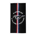 Ford Mustang Cars Printed 100% Cotton Beach Towel 75 x 150 cm V442-JTC-TOWEL-FORDMUSTANG-BLACK-RE