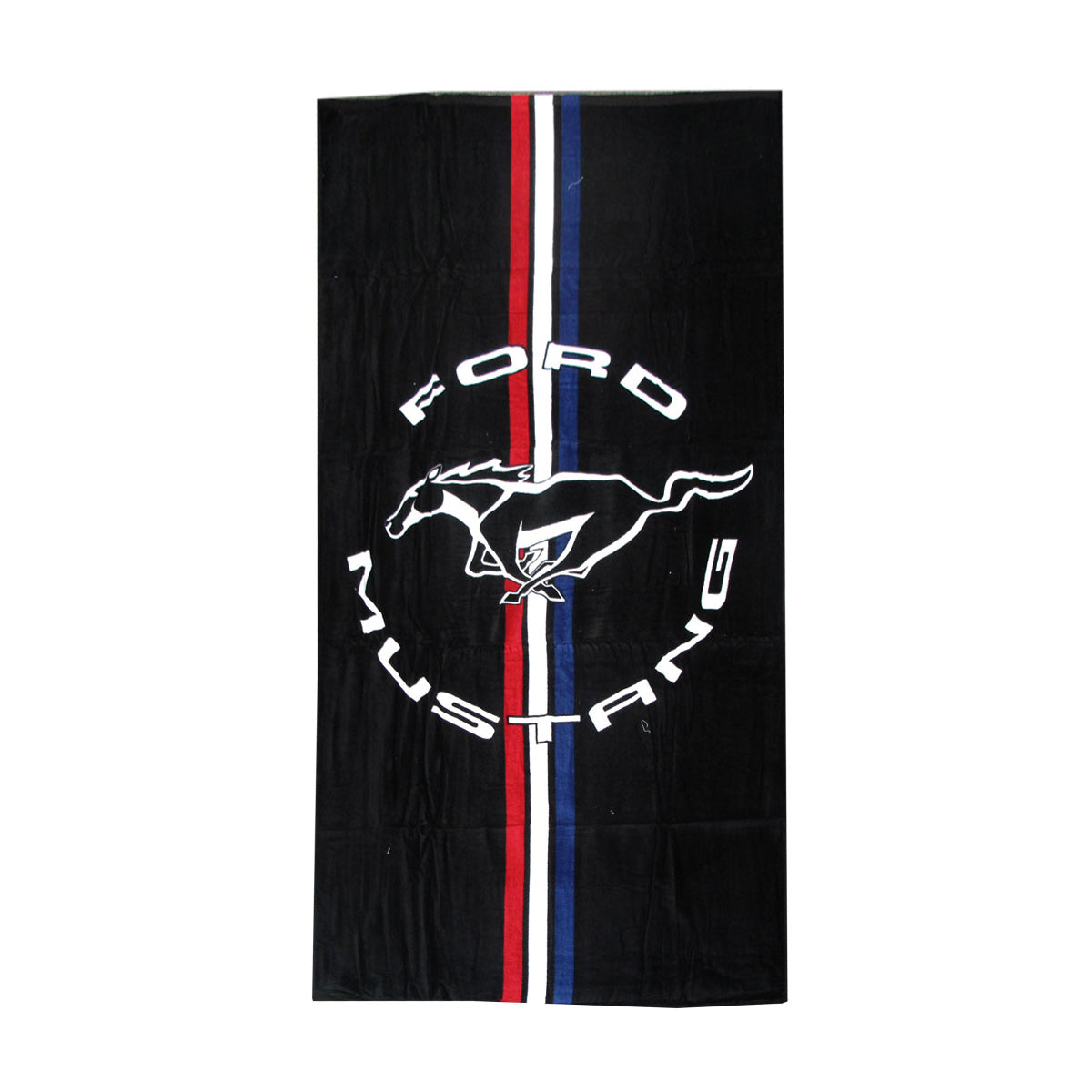 Ford Mustang Cars Printed 100% Cotton Beach Towel 75 x 150 cm V442-JTC-TOWEL-FORDMUSTANG-BLACK-RE