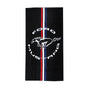 Ford Mustang Cars Printed 100% Cotton Beach Towel 75 x 150 cm V442-JTC-TOWEL-FORDMUSTANG-BLACK-RE