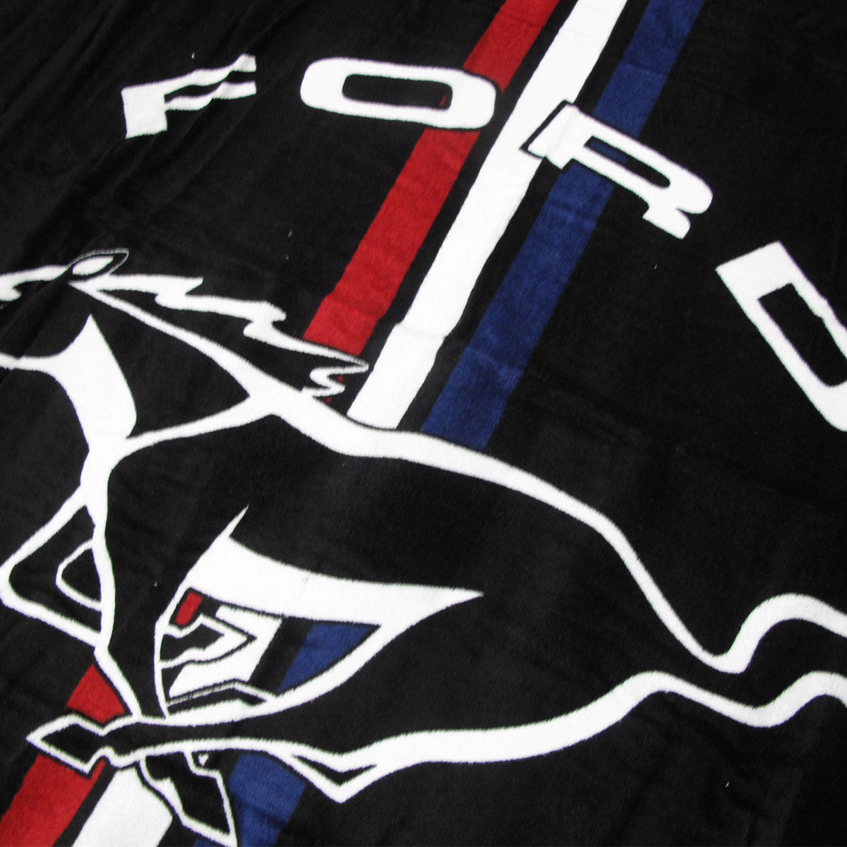 Ford Mustang Cars Printed 100% Cotton Beach Towel 75 x 150 cm V442-JTC-TOWEL-FORDMUSTANG-BLACK-RE