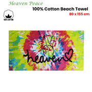 Heaven Peace 100% Cotton Beach Towel 80 x 155 cm V442-JTC-TOWEL-HEAVENPEACE-MULTI-RE