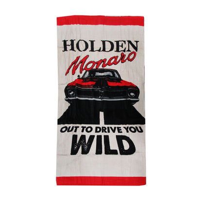 Holden Monaro Cars Printed 100% Cotton Beach Towel 75 x 150 cm V442-JTC-TOWEL-HOLDENMONARO-TAUPE-RE