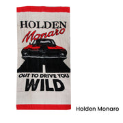 Holden Monaro Cars Printed 100% Cotton Beach Towel 75 x 150 cm V442-JTC-TOWEL-HOLDENMONARO-TAUPE-RE